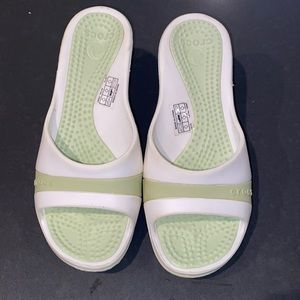 Fairly new Crocs Wedges